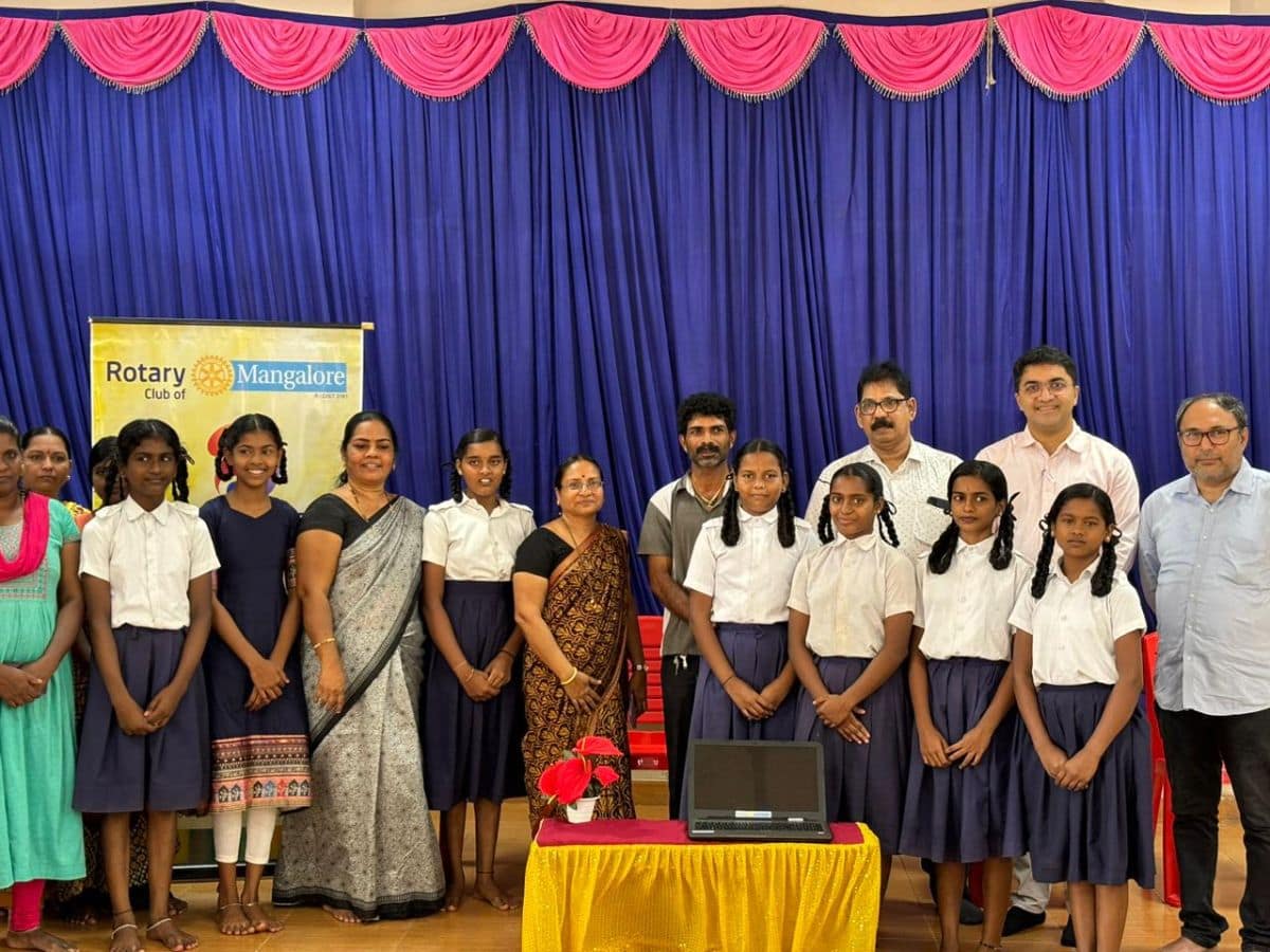 A Refurbished laptop was donated to DKZP Hr. Pry school Sandspit Bengre ...